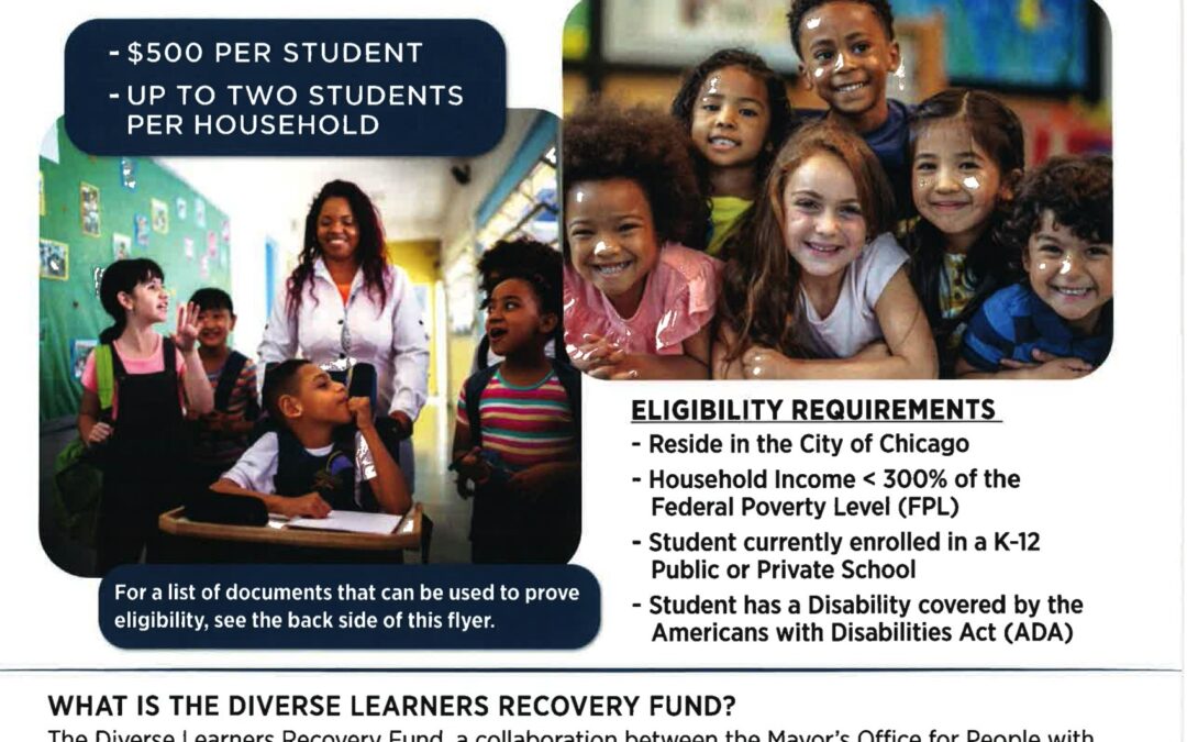 Diverse Learners Recovery Fund for Students With Disabilities
