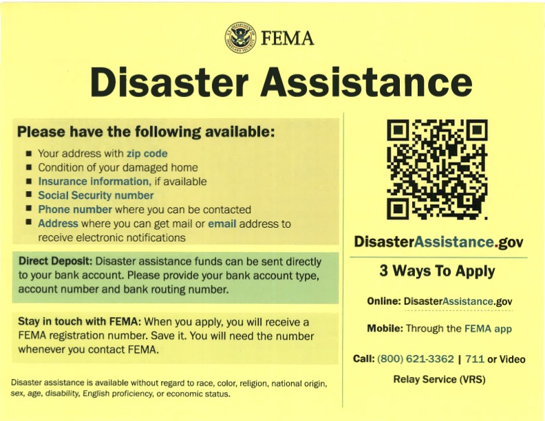 FEMA – Disaster Assistance