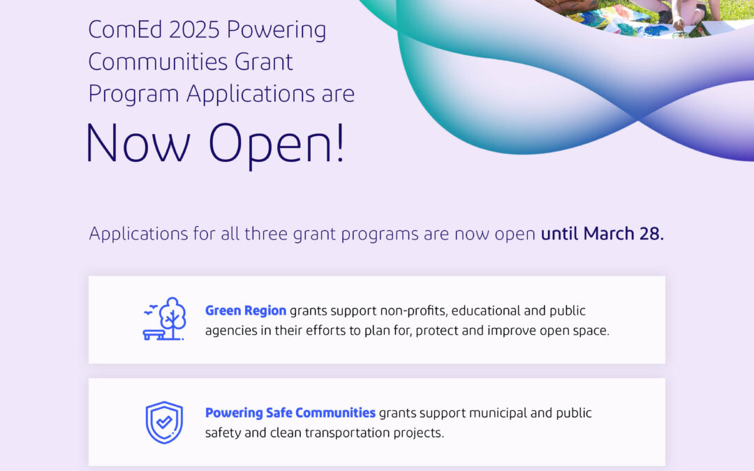 ComEd Offering $535,000 in Grant Funding for Community Projects