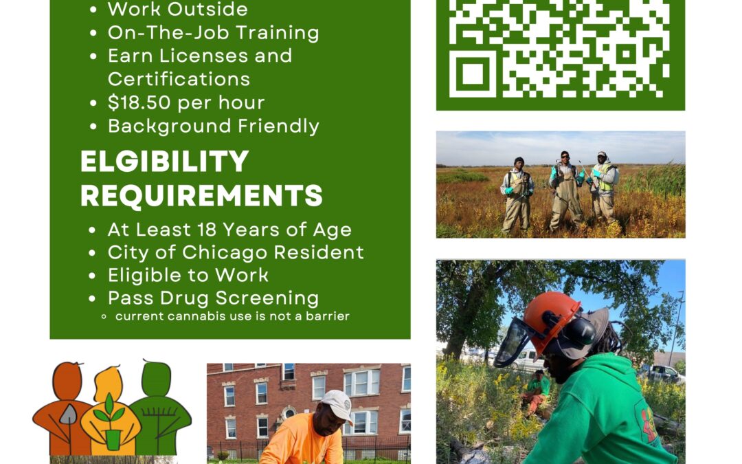 Greencorps Chicago is recruiting now