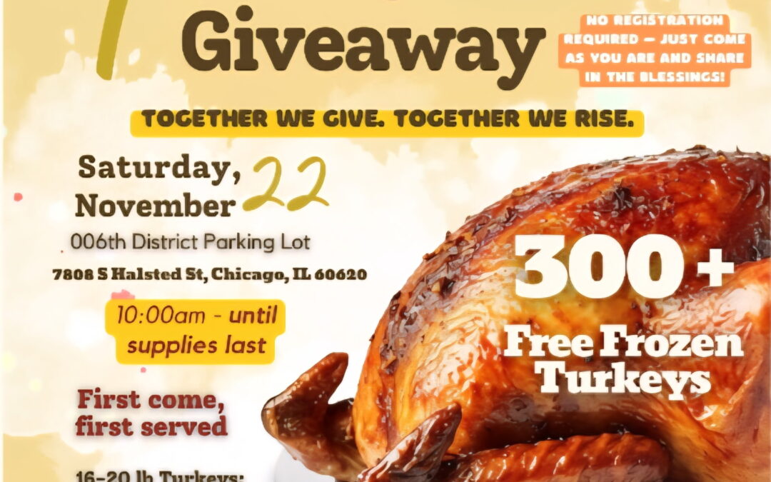 2ND ANNUAL THANKSGIVING TURKEY GIVEAWAY