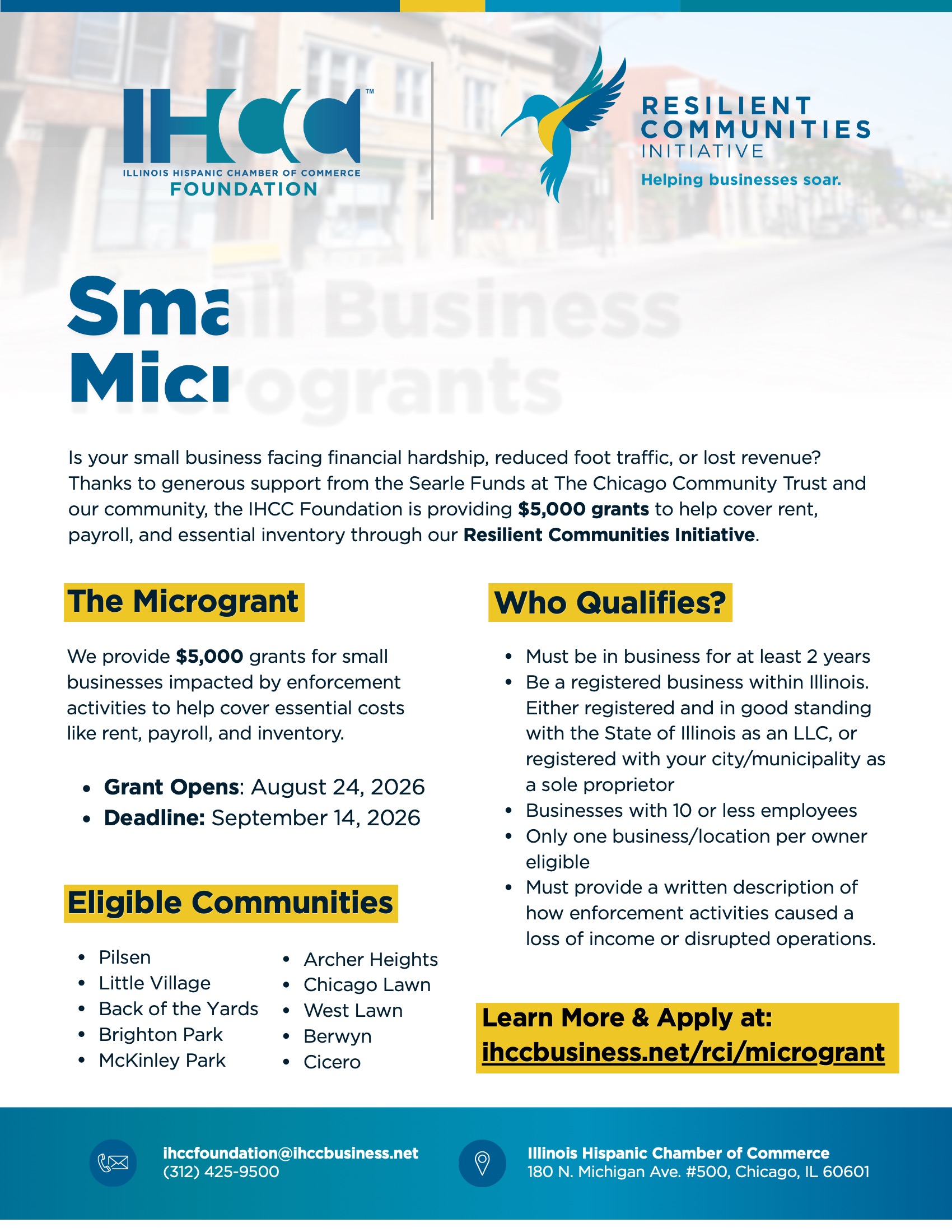 Communities Initiative Micro Grant