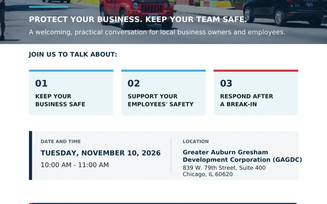 Business Burglary Safety Workshop